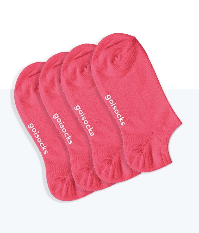 4 darab Málna Rózsaszín Goisocks Bokazokni