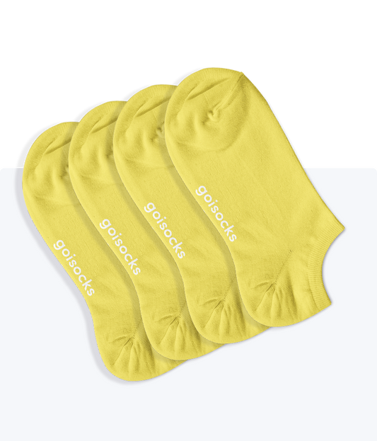 4 darab Vibráló Sárga színű Goisocks bokazokni.